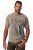JP1880 Comfortable Fit Vintage Look T-Shirt Ash Gray - T-shirts - T-shirts Homme Grande Taille