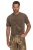 JP1880 Comfortable Fit Vintage Look T-Shirt Light Brown - T-shirts - T-shirts Homme Grande Taille