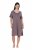 Ulla Popken 819289 Chemise de nuit à manches courtes lot de 2 Marron - Chemises de nuit - 