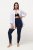 Ulla Popken 819652 Legging collant thermique Bleu marine - Collants & chaussettes - 