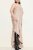 Ulla Popken 820341 Robe en satin sans manches Taupe - Robes de soirée - Robes de soirée en grandes tailles