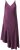Ulla Popken 820341 Robe en satin sans manches à col V Bordeaux - Robes de soirée - Robes de soirée en grandes tailles