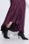 Ulla Popken 820341 Robe en satin sans manches à col V Bordeaux - Robes de soirée - Robes de soirée en grandes tailles