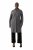 Ulla Popken 820516 Manteau en laine Gris chiné - Manteaux - Manteaux grande taille pour femme