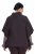 Ulla Popken 820620 Pull poncho à col roulé Brun acajou - Ponchos & capes - 