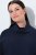 Ulla Popken 820620 Pull poncho à col roulé Bleu marine - Ponchos & capes - 