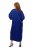 Ulla Popken 821110 Robe en satin à manches courtes et col V Bleu marine - Robes de soirée - Robes de soirée en grandes tailles