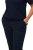 Ulla Popken 821244 Pyjama à pois Bleu marine - Pyjamas/vêtements de détente - 