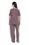 Ulla Popken 821244 Pyjama à pois Marron - Pyjamas/vêtements de détente - 