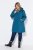 Ulla Popken 821495 Manteau technique Pétrole - Manteaux - Manteaux grande taille pour femme