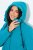 Ulla Popken 821495 Manteau technique Turquoise - Manteaux - Manteaux grande taille pour femme