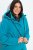 Ulla Popken 821495 Manteau technique Turquoise - Manteaux - Manteaux grande taille pour femme