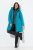 Ulla Popken 821495 Manteau technique Turquoise - Manteaux - Manteaux grande taille pour femme