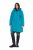 Ulla Popken 821495 Manteau technique Turquoise - Manteaux - Manteaux grande taille pour femme