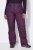 Ulla Popken 822018 Pantalon technique imperméable doublé polaire Prune - Vêtements de pluie - 
