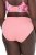 Ulla Popken 822864 Culottes en dentelle Rose clair - Culottes - 