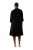 Ulla Popken 823290 Robe mi-longue à col V Noir - Robes midi - Robes mi-longues pour femmes rondes