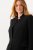 Ulla Popken 823318 Blazer à col montant Noir - Blazers - Vestes blazer pour femme, grandes tailles