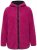 Ulla Popken 823371 Veste teddy à capuche et poches matelassées Fuchsia - Vêtements en laine polaire - 