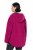 Ulla Popken 823371 Veste teddy à capuche et poches matelassées Fuchsia - Vêtements en laine polaire - 