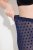 Ulla Popken 823383 Legging collant à pois Bleu marine - Collants & chaussettes - 