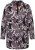 Ulla Popken 823967 Blazer fleuri en jacquard manches 3/4 Noir - Blazers - Vestes blazer pour femme, grandes tailles