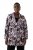 Ulla Popken 823967 Blazer fleuri en jacquard manches 3/4 Noir - Blazers - Vestes blazer pour femme, grandes tailles
