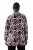 Ulla Popken 823967 Blazer fleuri en jacquard manches 3/4 Noir - Blazers - Vestes blazer pour femme, grandes tailles