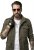 JP1880 Field Jacket with Badges Vintage Look TALL Moss Green - TALL vestes - Vestes coupe TALL pour hommes grands
