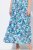 Ulla Popken 824966 Robe chemise fleurie Bleu marine - Robes chemise - 
