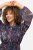 Ulla Popken 824976 Robe imprimée Bleu marine - Robes midi - Robes mi-longues pour femmes rondes