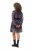 Ulla Popken 824976 Robe imprimée Bleu marine - Robes midi - Robes mi-longues pour femmes rondes