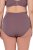 Ulla Popken 825788 Culottes taille haute en dentelle Marron - Culottes - 