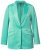 Ulla Popken 826161 Blazer texturé Vert - Blazers - Vestes blazer pour femme, grandes tailles