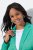 Ulla Popken 826161 Blazer texturé Vert - Blazers - Vestes blazer pour femme, grandes tailles