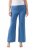 Ulla Popken 826163 Pantalon de tailleur large Bleu denim - Pantalons en tissu - Pantalons larges femme grande taille