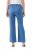 Ulla Popken 826163 Pantalon de tailleur large Bleu denim - Pantalons en tissu - Pantalons larges femme grande taille