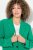 Ulla Popken 826487 Blazer oversize à poches à rabat Vert émeraude - Blazers - Vestes blazer pour femme, grandes tailles