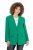 Ulla Popken 826487 Blazer oversize à poches à rabat Vert émeraude - Blazers - Vestes blazer pour femme, grandes tailles