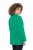 Ulla Popken 826487 Blazer oversize à poches à rabat Vert émeraude - Blazers - Vestes blazer pour femme, grandes tailles