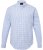 JP1880 Modern Fit Button-Down Collar Long Sleeve Check Shirt Light Blue - Chemises - Chemises Grandes Tailles Hommes