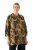 Ulla Popken 827217 Chemisier à manches courtes imprimé savane Noir - Chemisiers - Chemisiers façon chemise grande taille