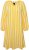 Ulla Popken 827653 Robe rayée Jaune - Robes midi - Robes mi-longues pour femmes rondes