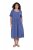 Ulla Popken 827920 Robe en jersey à manches courtes Bleu - Robes en jersey - 