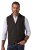 JP1880 828736 Gilet en tweed à dos tricoté Marron foncé - Costumes - Costumes grandes tailles 