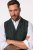 JP1880 828736 Gilet en tweed à dos tricoté Vert bouteille - Costumes - Costumes grandes tailles 