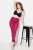 Ulla Popken 828982 Legging collant à carreaux Rouge baie - Collants & chaussettes - 