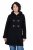 Ulla Popken 829347 Duffle-coat Noir - Manteaux - Manteaux grande taille pour femme