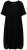 Ulla Popken 829837 Robe en lin mélangé à manches courtes Noir - Robes d'été - Robes légères d'été en grande taille