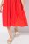 Ulla Popken 829837 Robe en lin mélangé à manches courtes Rouge - Robes d'été - Robes légères d'été en grande taille